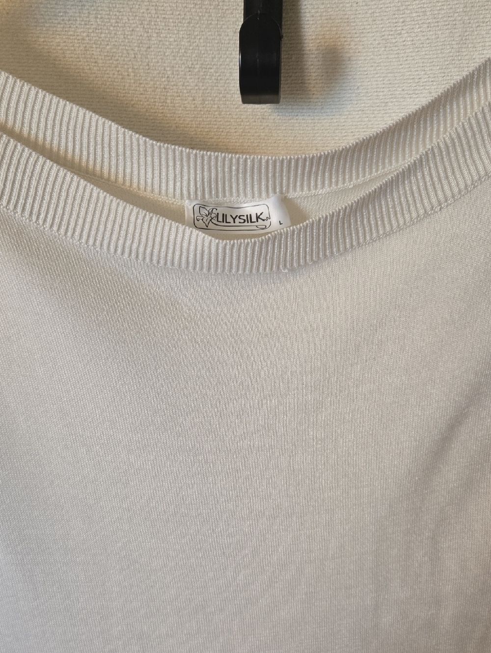 LILYSILK 100% Silk Blouse Cream Lightweight Minimalist Luxury Top - Picture 1 of 5